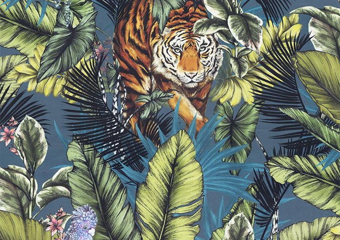 Bengal Tiger, Twilight - Twist&Fit Roman Blind - Image 7